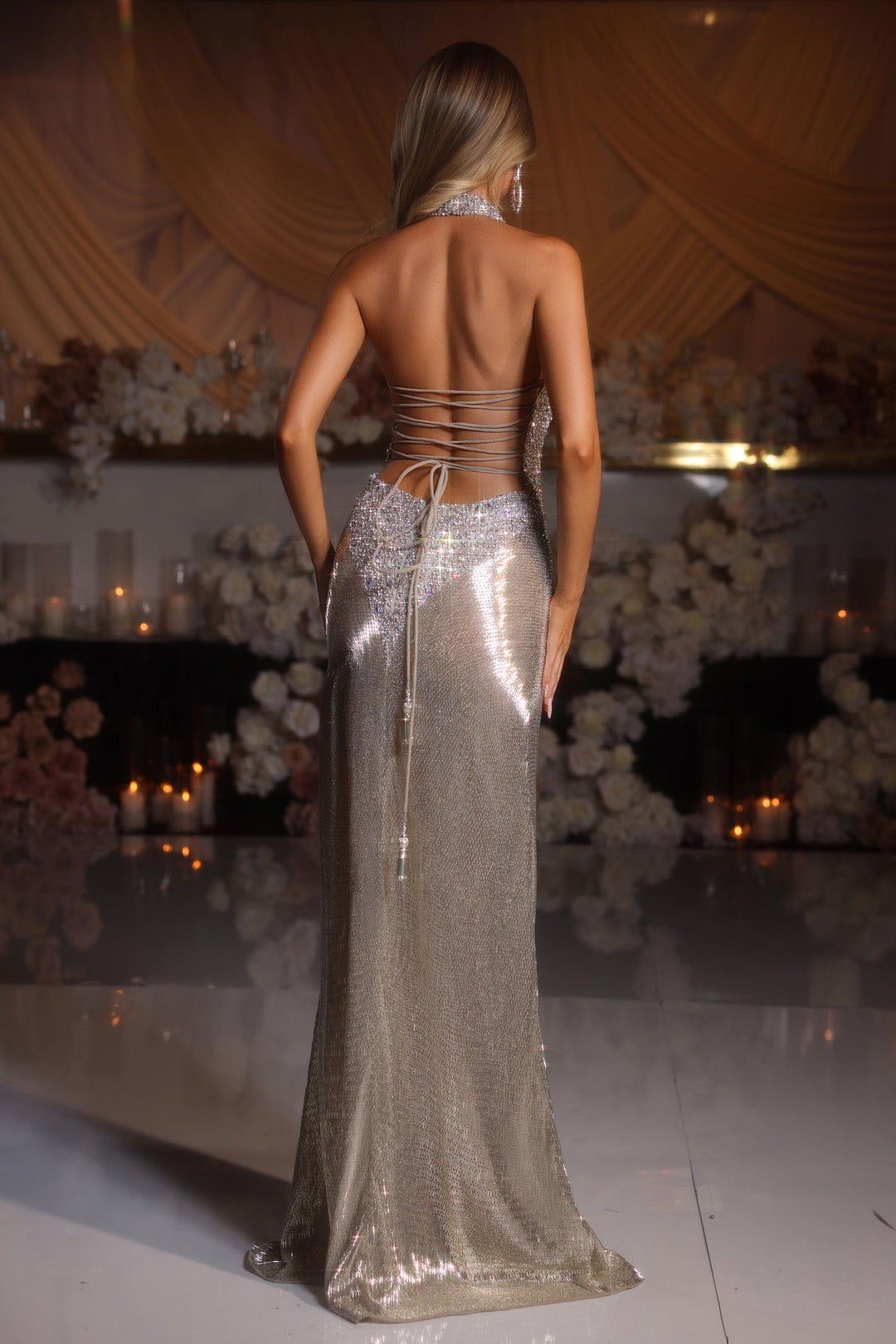 Portia & Scarlett PS25997C Evening Gown With High Slit