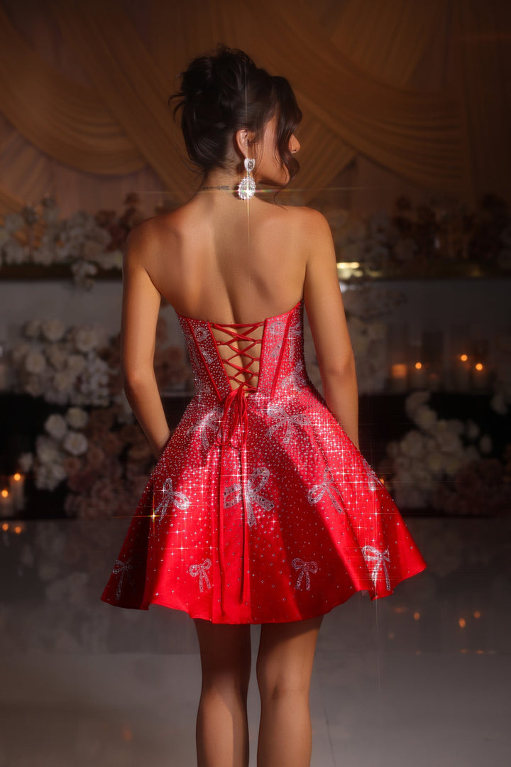 Portia & Scarlett PS25785 Sweetheart Mini Prom Dress