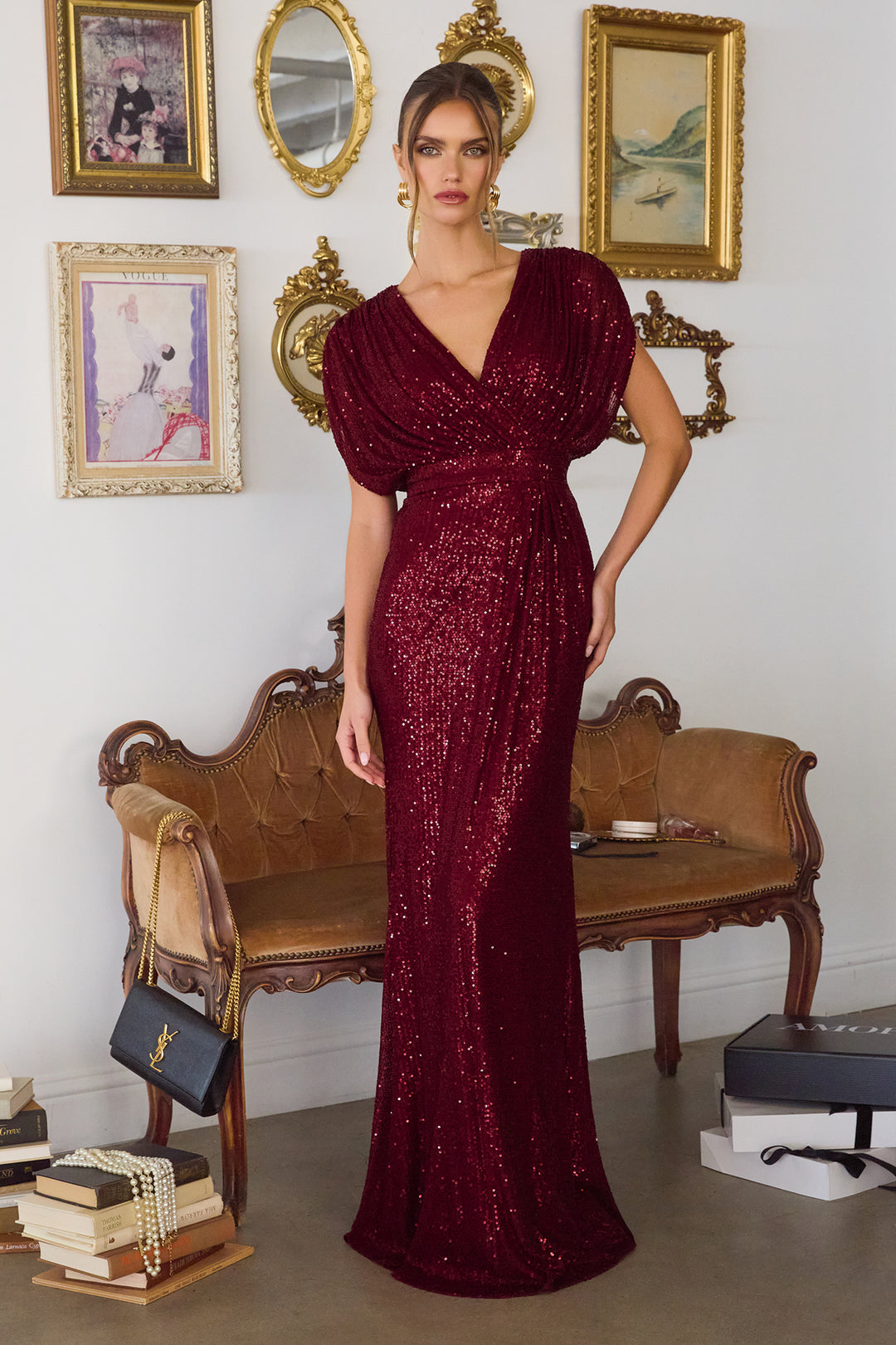 Amoris T101 Evening Gown with Figure-Hugging Silhouette