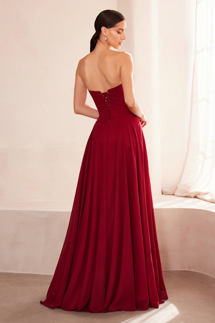 Amoris T703 Evening Gown with Strapless Sweetheart Neckline
