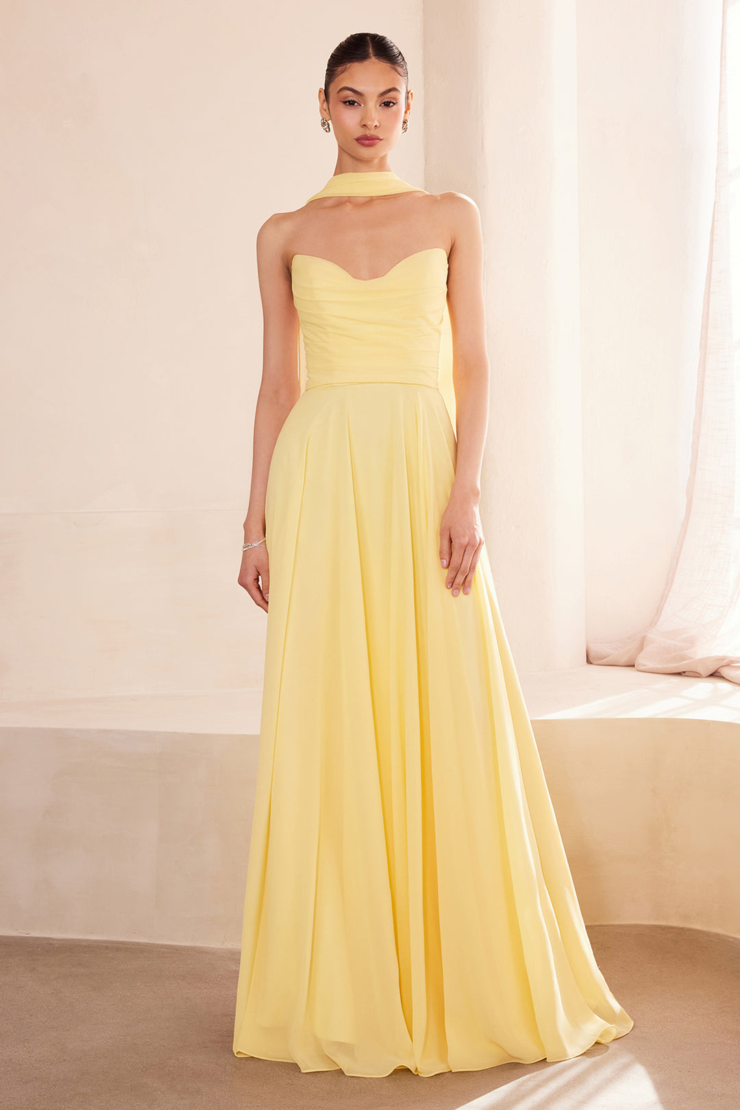 Amoris T703 Evening Gown with Strapless Sweetheart Neckline
