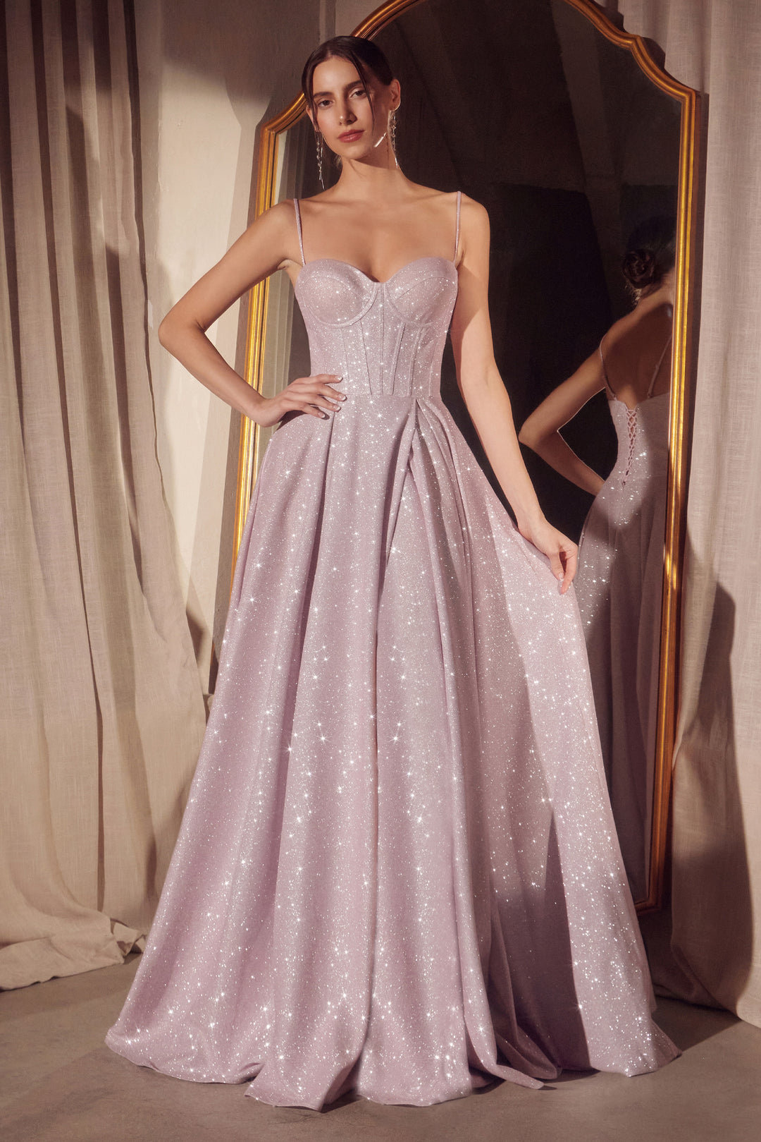 Amoris T706 A-Line Prom Dress with Sweetheart Neckline