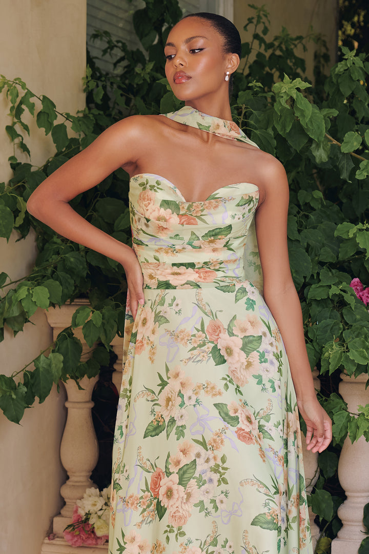 Amoris T717 A-Line Evening Gown with Sweetheart Neckline