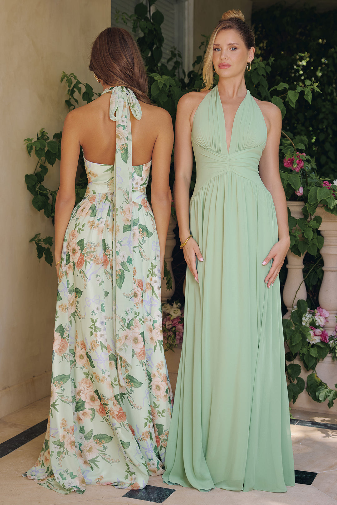 Amoris T715 Evening Gown with Flattering Halter Neckline