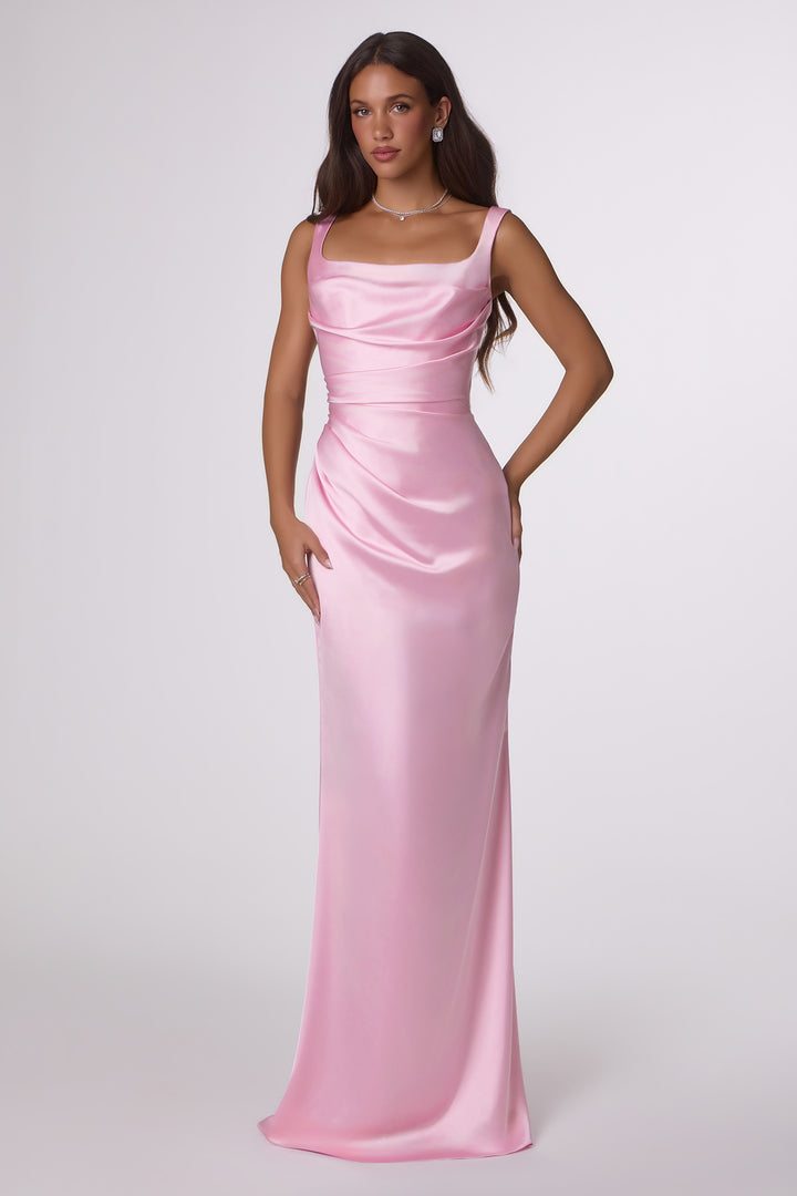 Amoris T729 Evening Gown with Floor-Length Silhouette