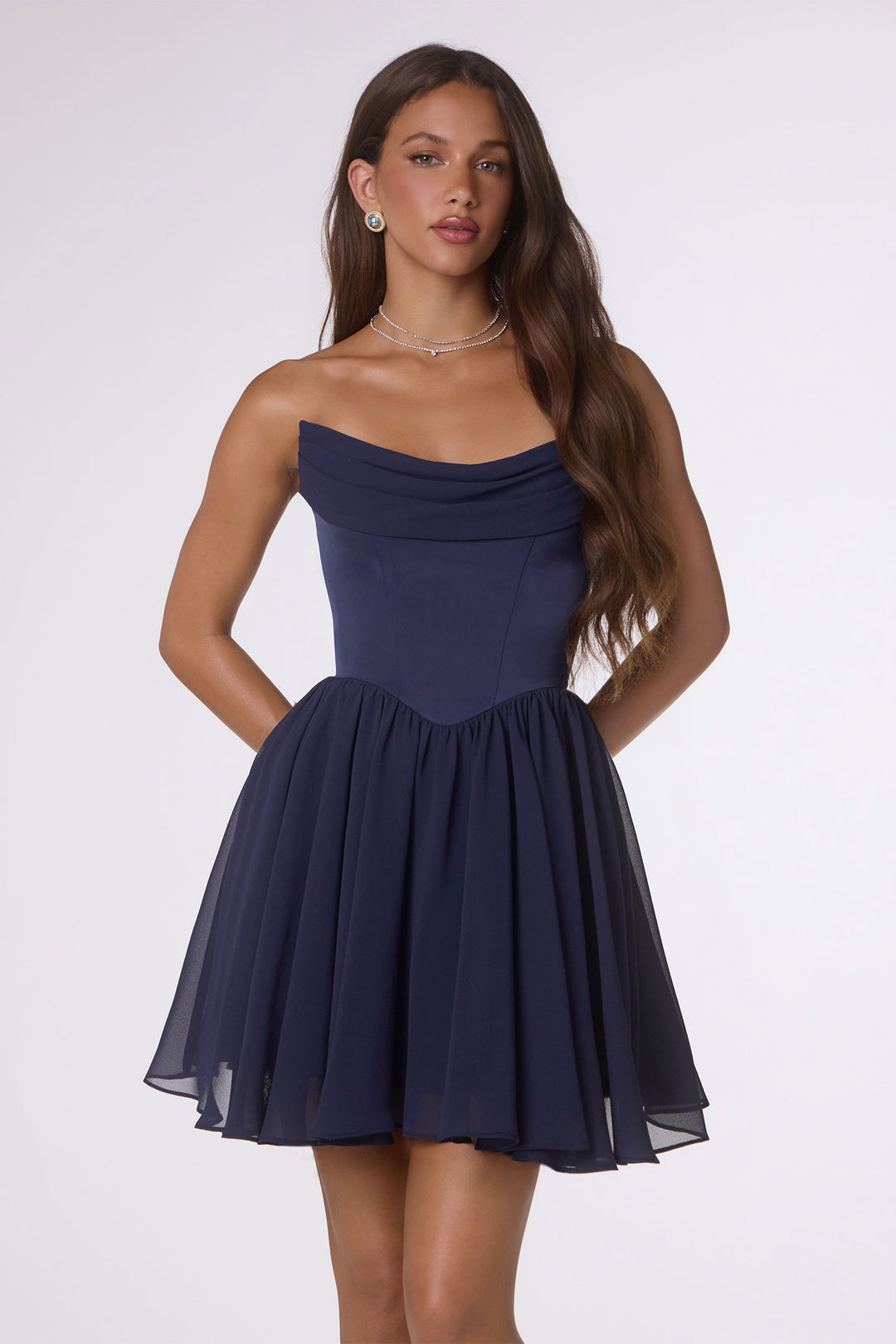 Amoris T740 Evening Gown with Feminine Silhouette