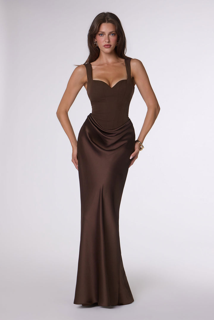 Amoris T742 Evening Gown with Fitted Silhouette
