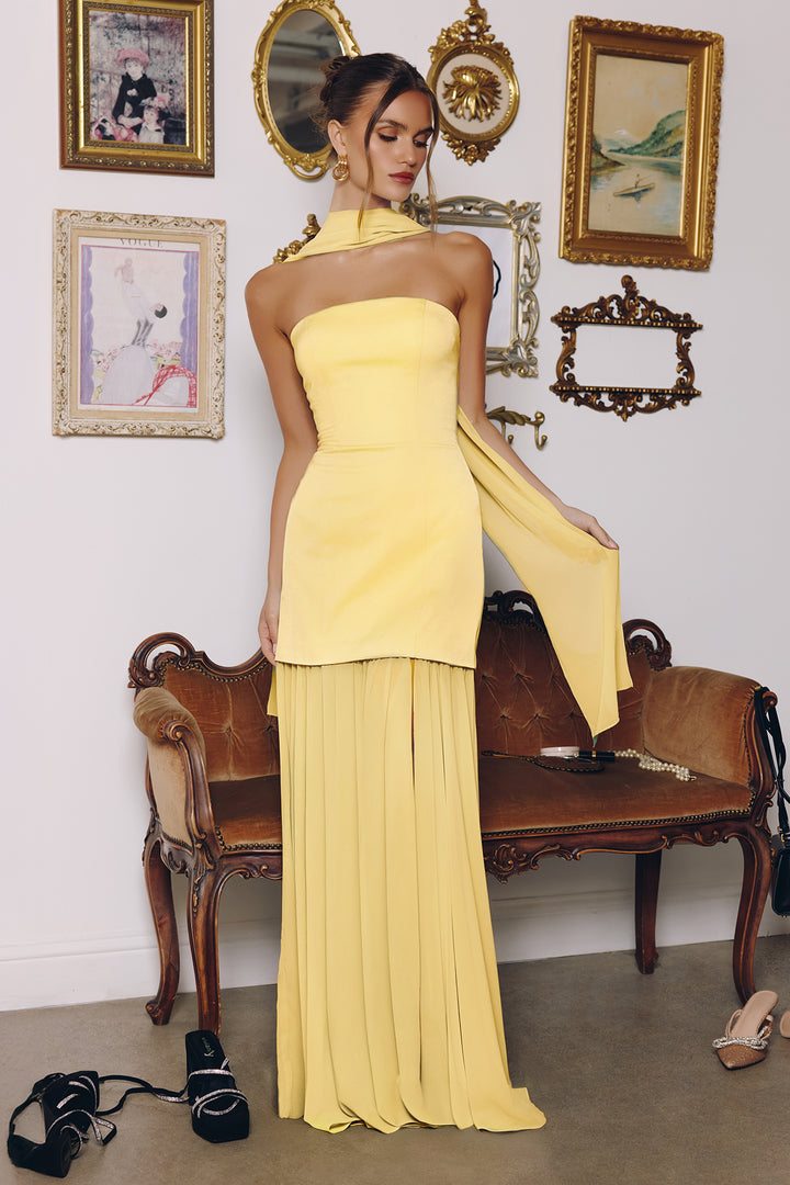 Amoris T825 Evening Gown with Strapless Silhouette
