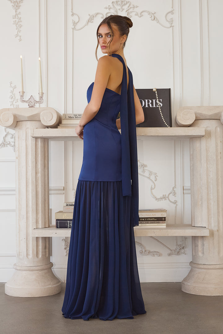 Amoris T825 Evening Gown with Strapless Silhouette