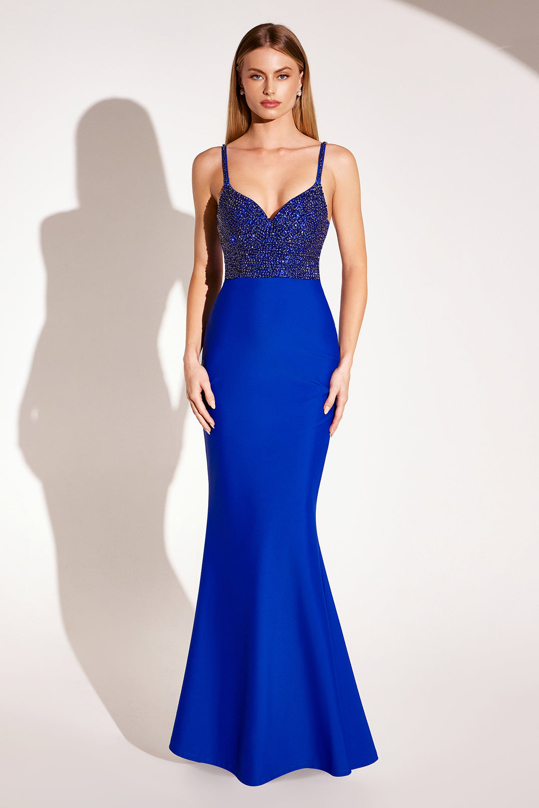 Amoris T9002 Evening Gown with Elegant A-Line Silhouette