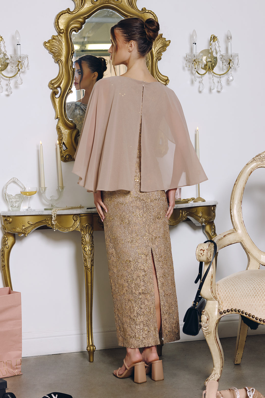 Amoris T906 Evening Gown with Sleeveless