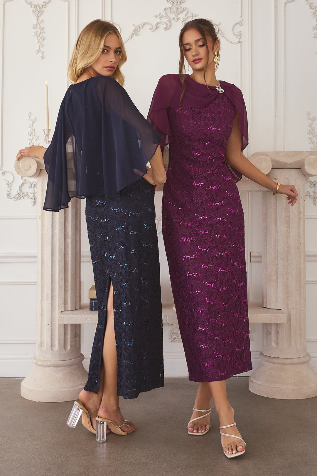 Amoris T906 Evening Gown with Sleeveless