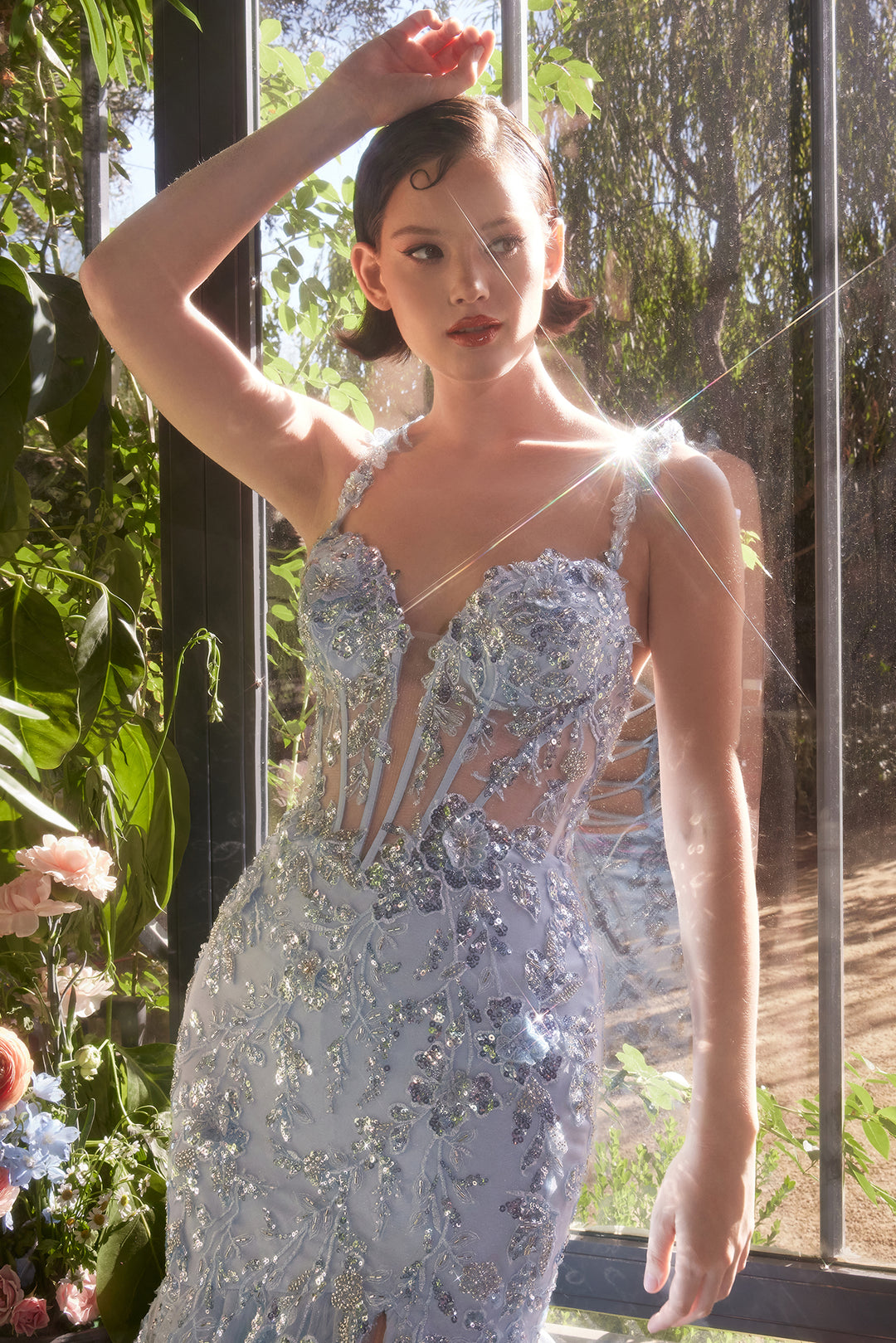 applique mermaid dress ANDREA & LEO A1429 Sequin Lace Applique Mermaid Gown – The Gown Galleria