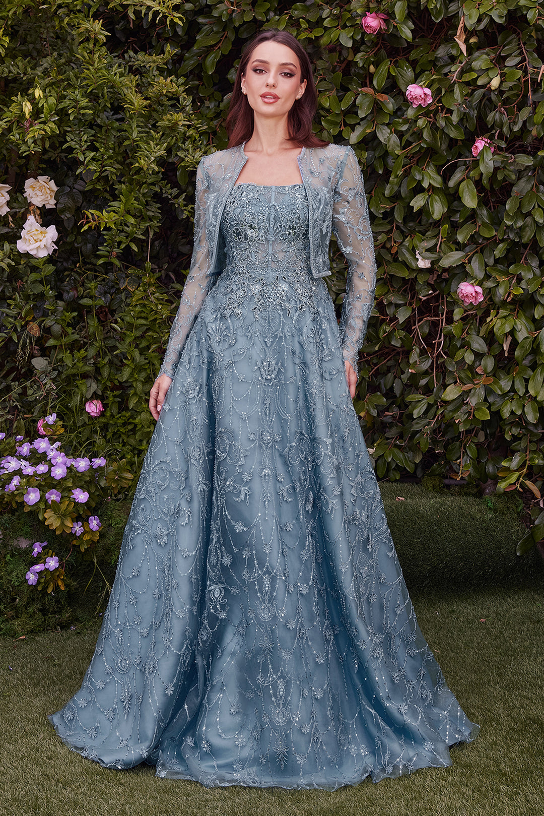 ANDREA & LEO MA104 Your Majesty Bolero Gown The Gown Galleria ANDREA & LEO MA104 Your Majesty Bolero Gown The Gown Galleria