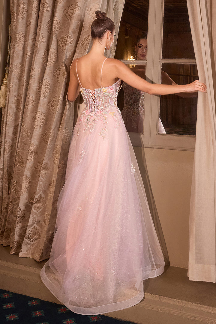 Andrea & Leo A1477 Evening Gown with Deep V-Neckline