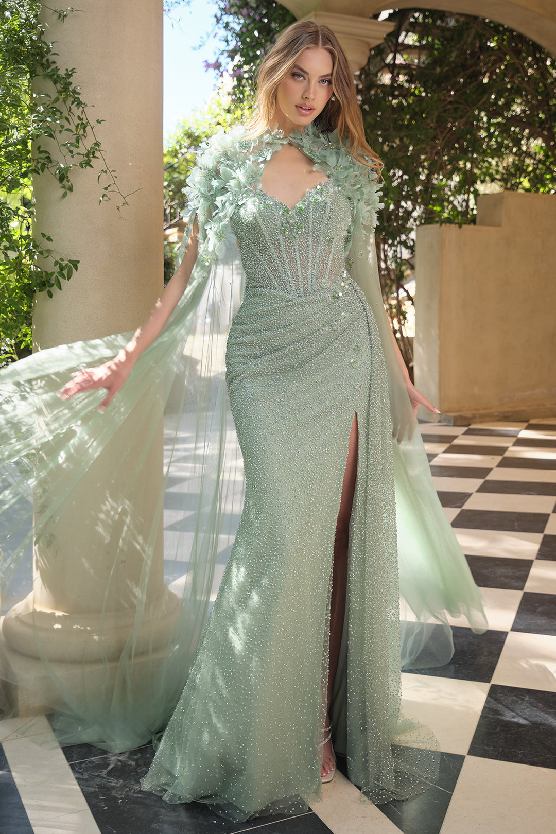Andrea & Leo A1494 Evening Gown with Strapless Sweetheart Neckline