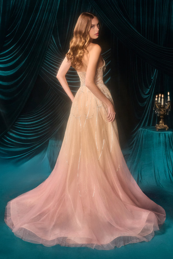 Andrea & Leo A1508 Evening Gown with Sculpted Sweetheart Neckline