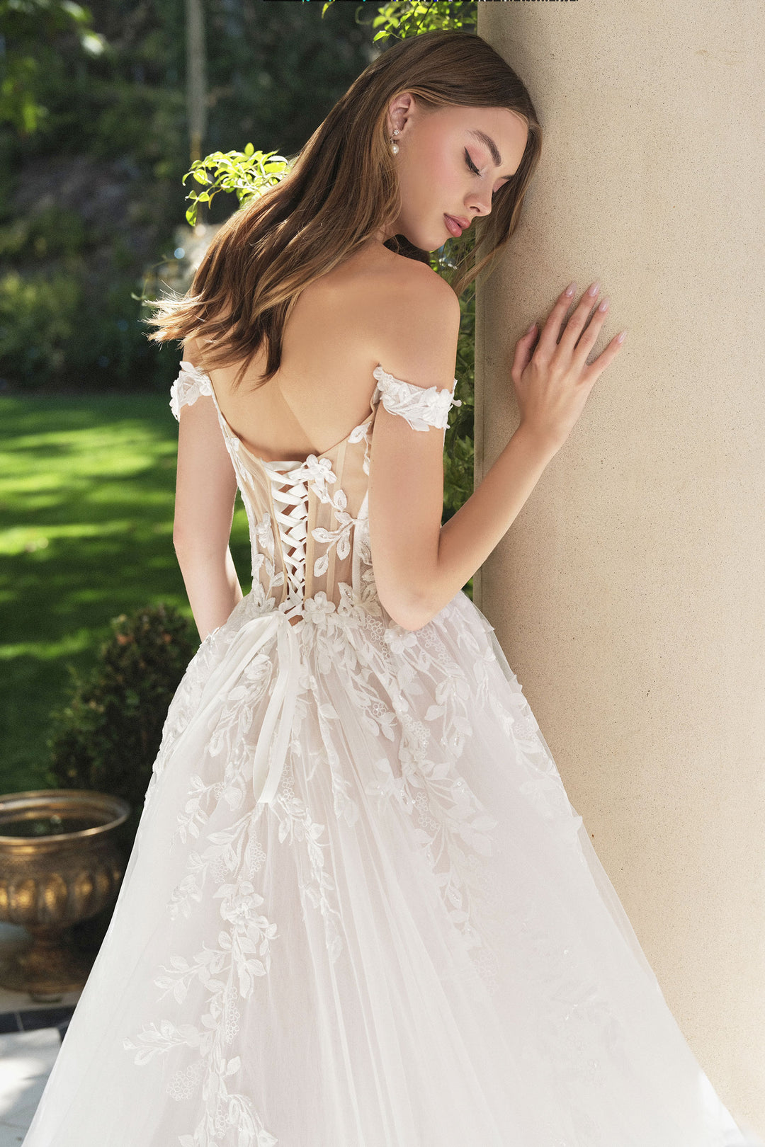 Andrea & Leo WL057 Off-The-Shoulder Ball Gown Prom Dress