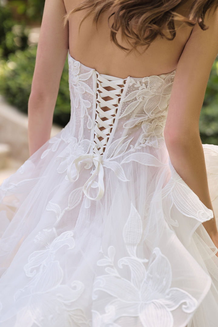 Andrea & Leo WL059 Evening Gown with Strapless Sweetheart Neckline