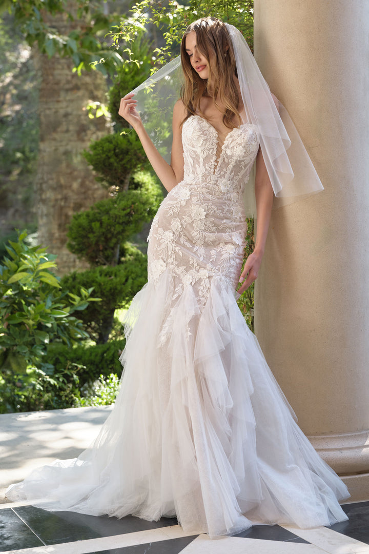 Andrea & Leo WL062 Evening Gown Fit-and-Flare Silhouette