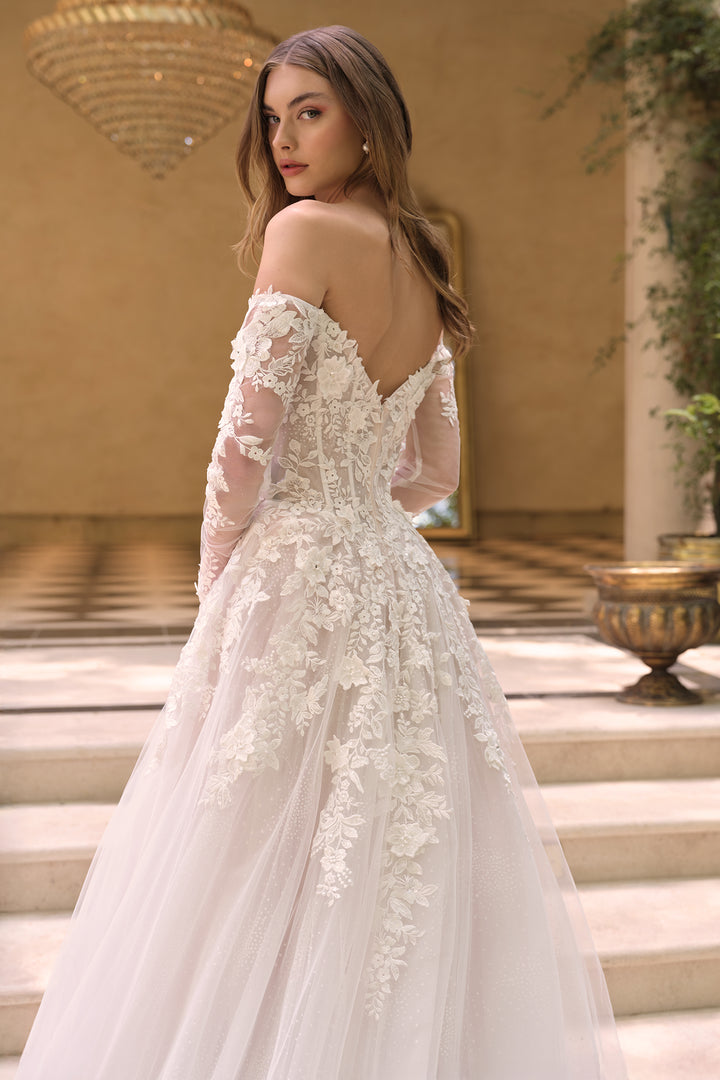 Andrea & Leo WL067 Evening Gown Off-the-Shoulder Silhouette