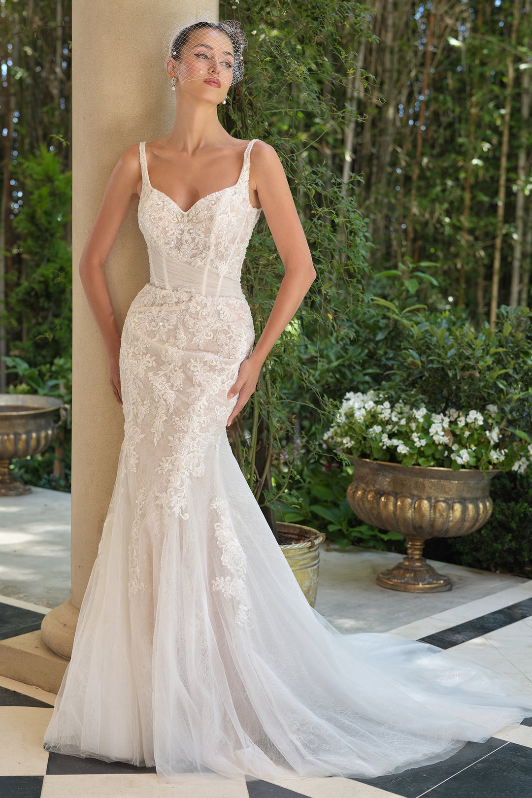 Andrea & Leo WL068 Evening Gown with Mermaid Silhouette