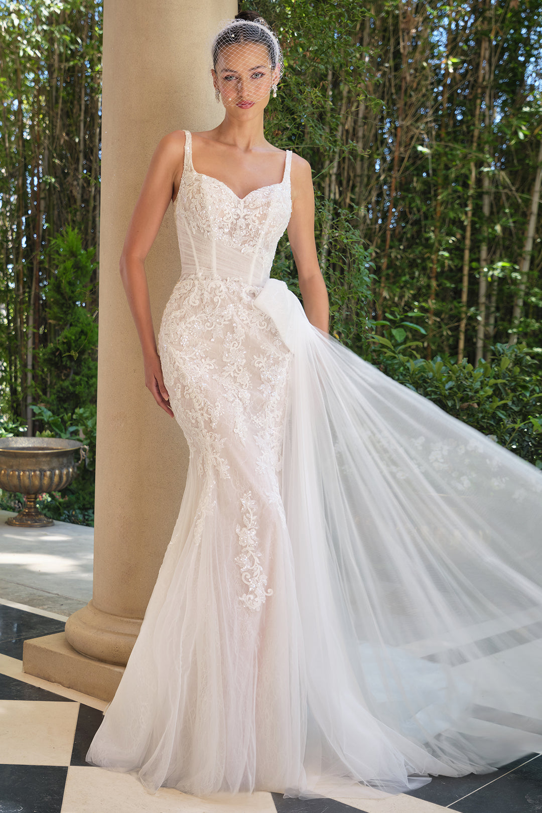 Andrea & Leo WL068 Evening Gown with Mermaid Silhouette