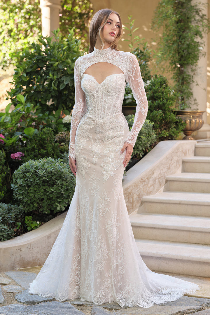 Andrea & Leo WL071 Evening Gown with Fit-and-Flare Silhouette