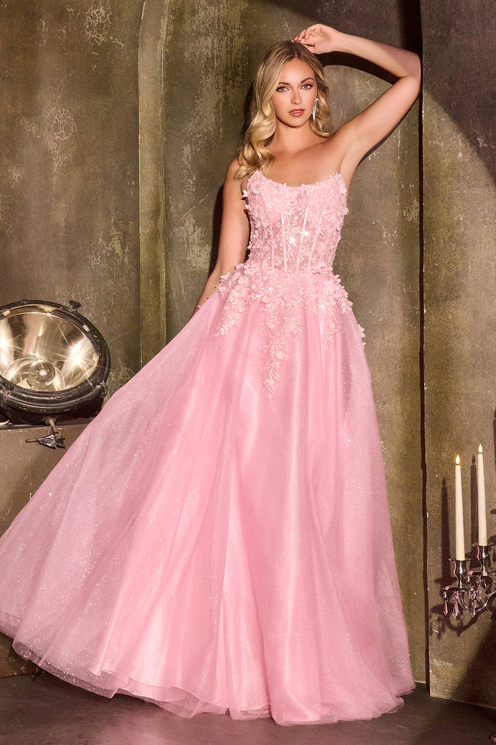 Cinderella Divine C174 Evening Gown A-Line Silhouette