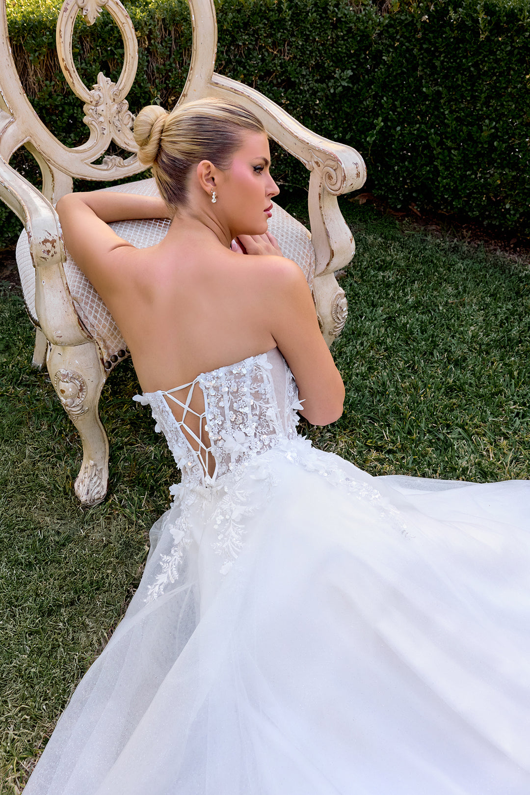 Cinderella Divine C174W A-Line Evening Gown with Sweetheart Neckline