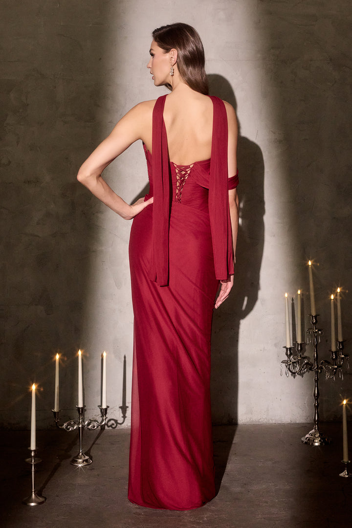 Cinderella Divine CD406 Evening Gown with Sweetheart Neckline