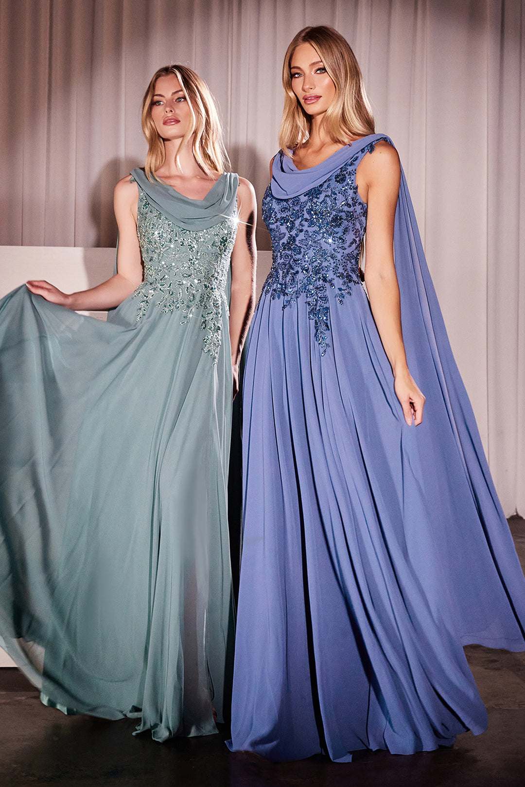 a-line chiffon dress Azazie Cersei Diamond White A-Line Pleated Chiffon Dress Ready to Ship