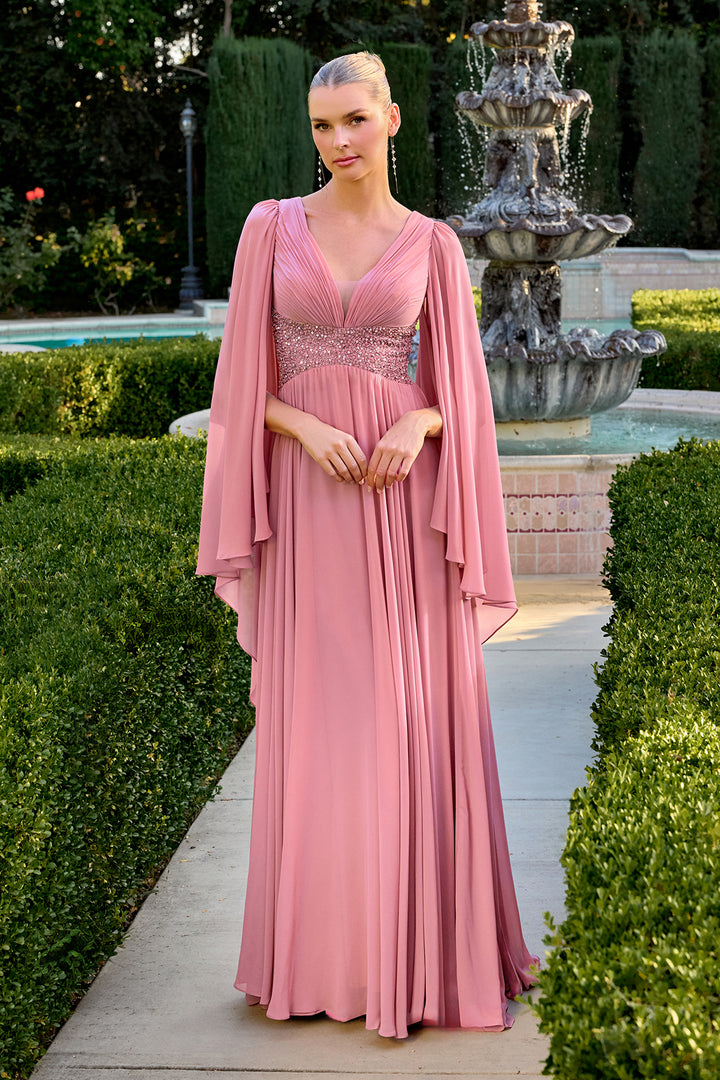 Cinderella Divine CM8244 Evening Gown with A-Line Silhouette