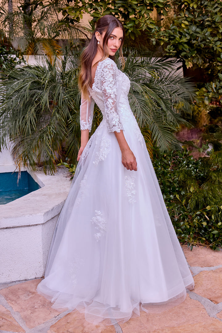 Cinderella Divine J883W Evening Gown with Elegant Silhouette