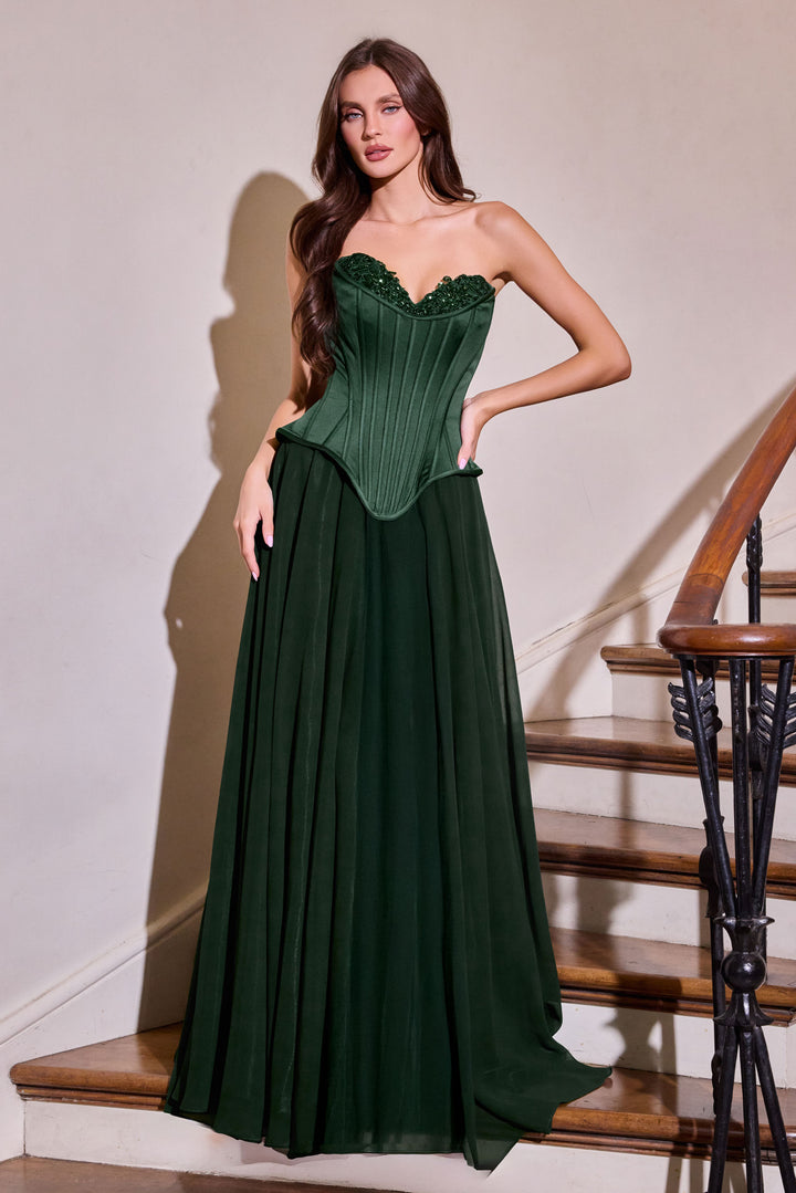 Cinderella Divine J891 Evening Gown with Sweetheart Neckline
