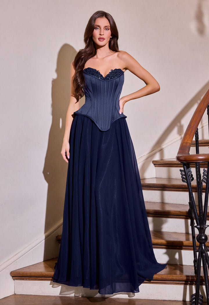 Cinderella Divine J891 Evening Gown with Sweetheart Neckline