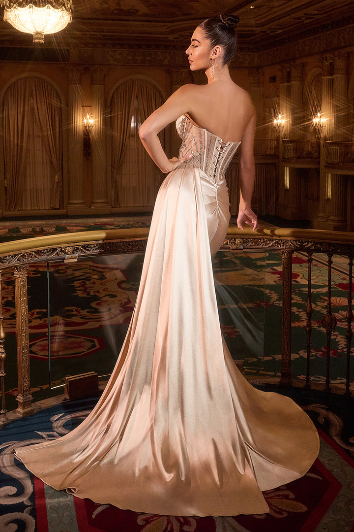Cinderella Divine KV1131 Strapless Sweetheart Prom Dress