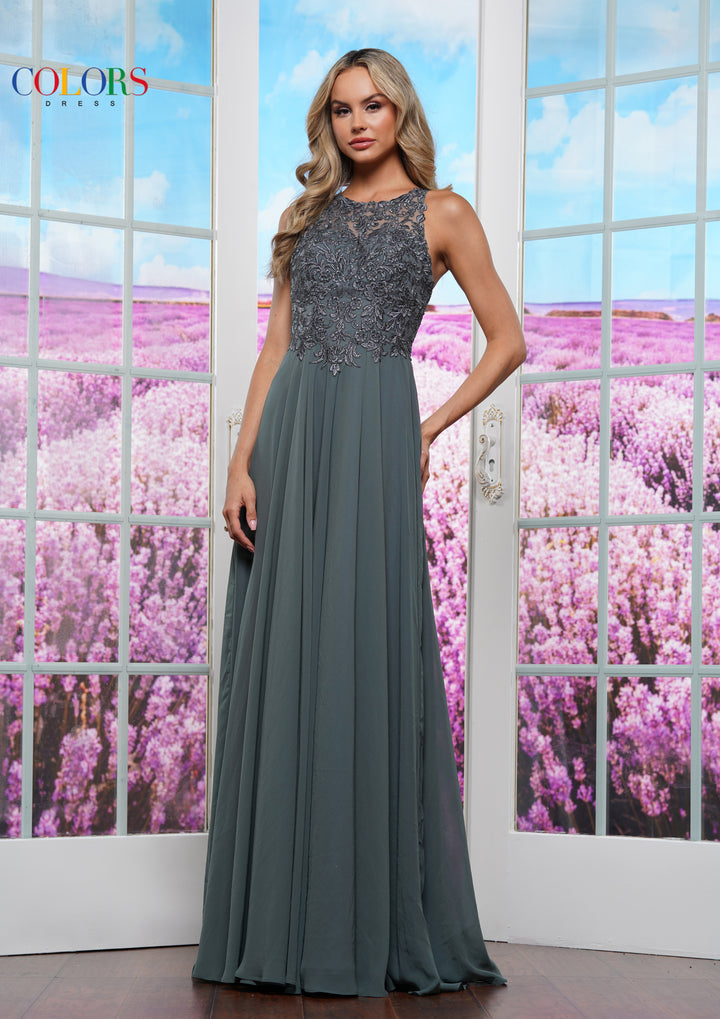 Colors Dress 3440 Sleeveless Chiffon Prom Dress