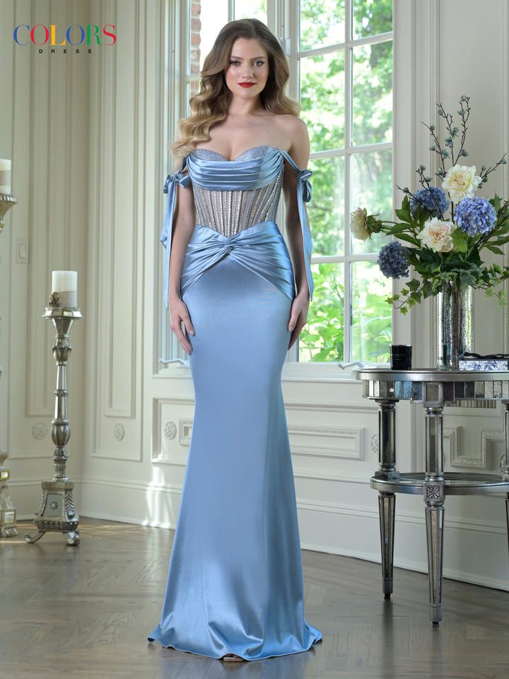 Colors Dress 3691 Evening Gown With Sweetheart Neckline