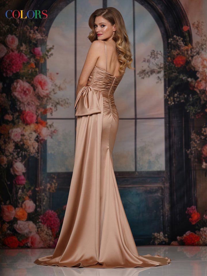 Colors Dress 3709 Evening Gown With Cowl Neckline