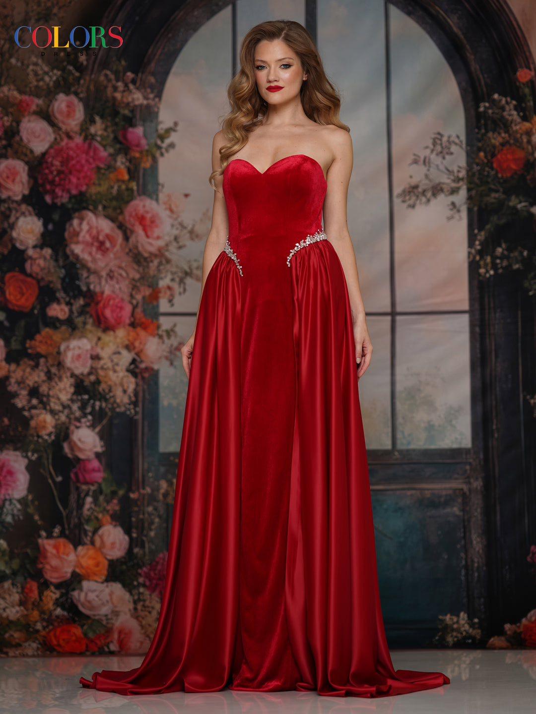 Colors Dress 3861 Sweetheart Neckline Evening Gown