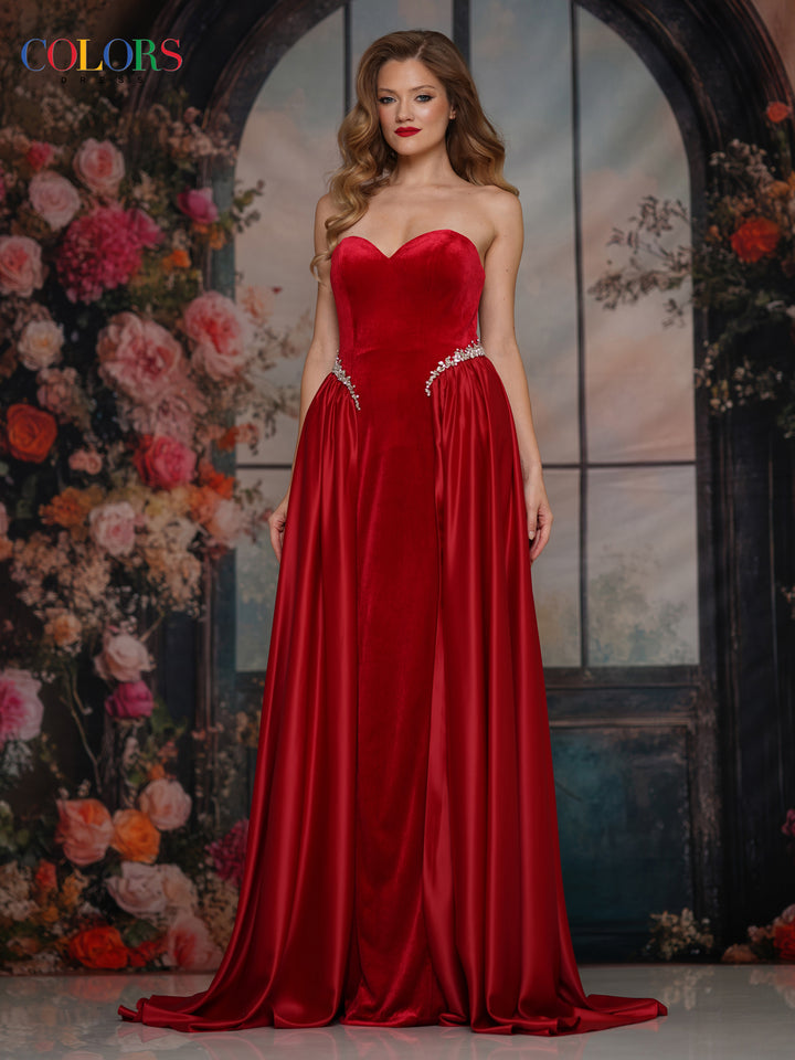 Colors Dress 3861 Sweetheart Neckline Evening Gown