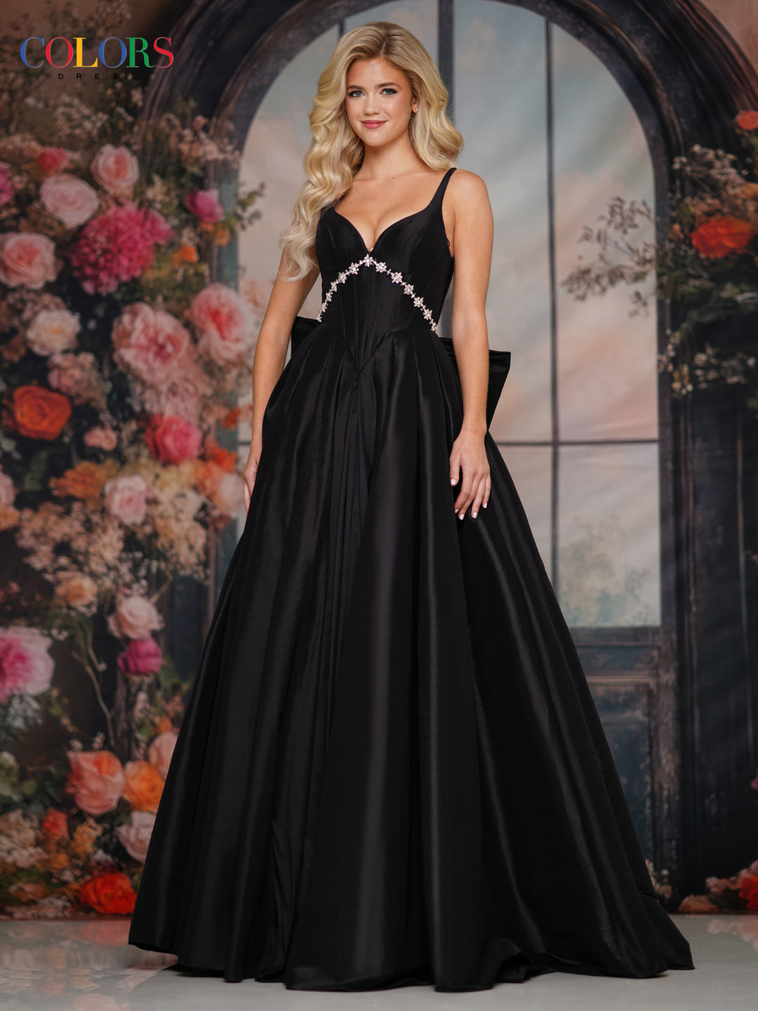 Colors Dress 3922 Sleeveless Ballgown Silhouette Evening Gown