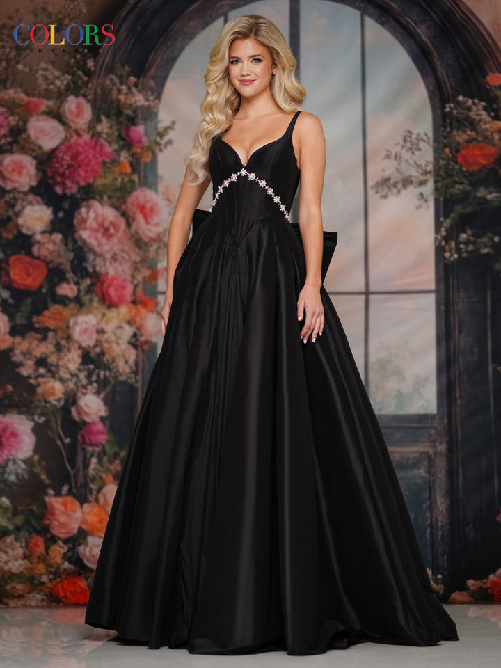 Colors Dress 3922 Sleeveless Ballgown Silhouette Evening Gown