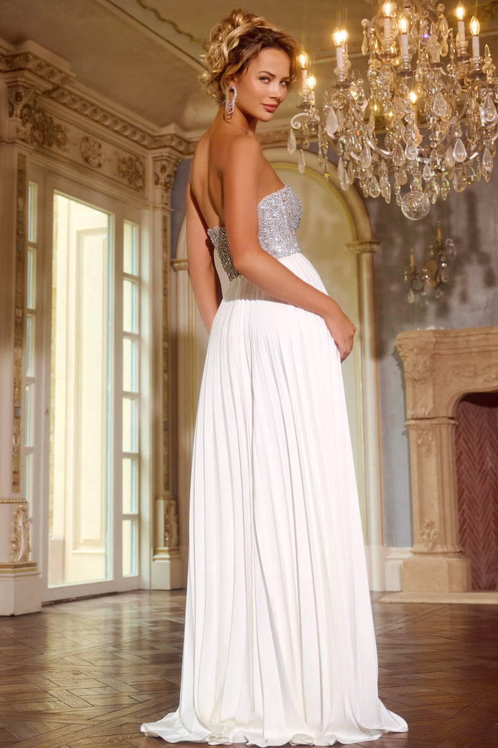 Jovani 42638 A-Line With Embellished Bodice Prom Dress