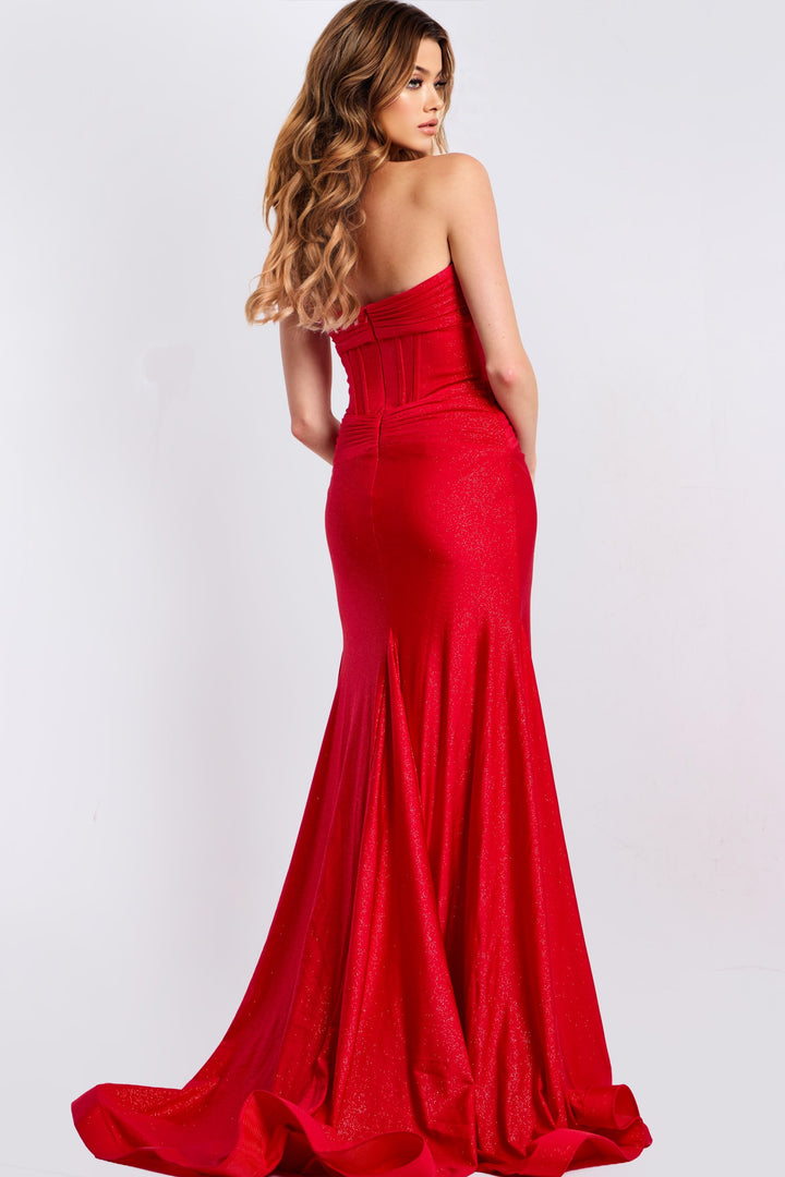 Jovani 43419 Crisscross Bodice Silhouette Prom Dress