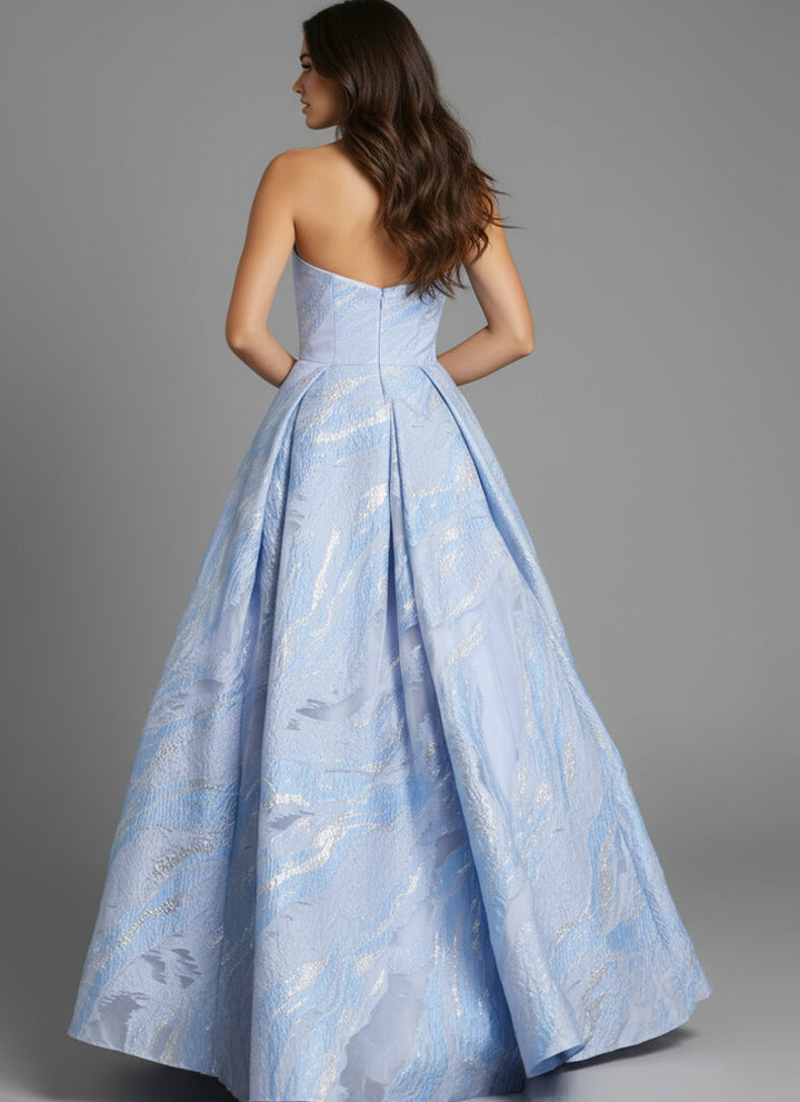 Jovani 44369 Strapless Neckline Evening Gown