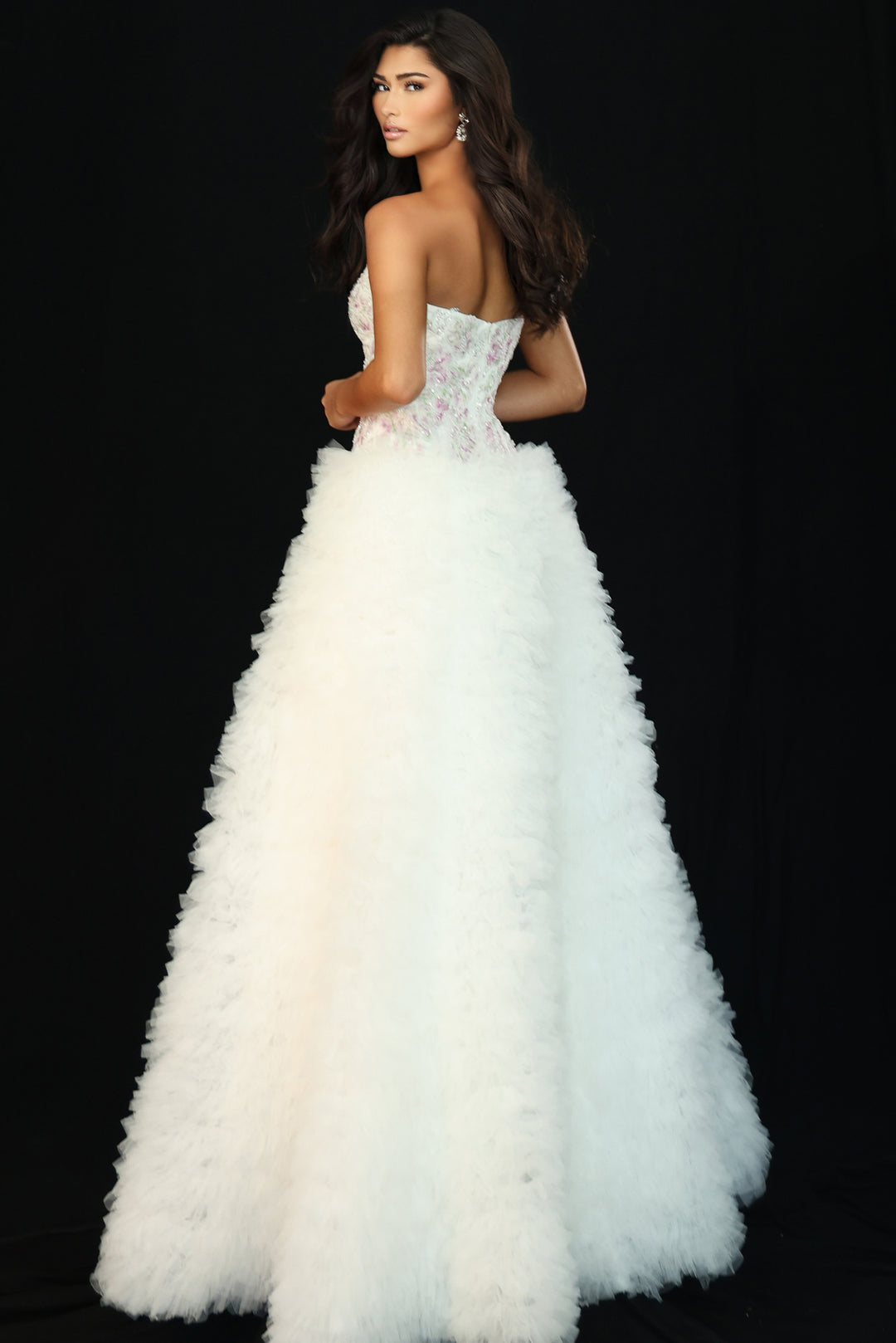 Jovani 45636 Sweetheart Neck A-Line Prom Dress