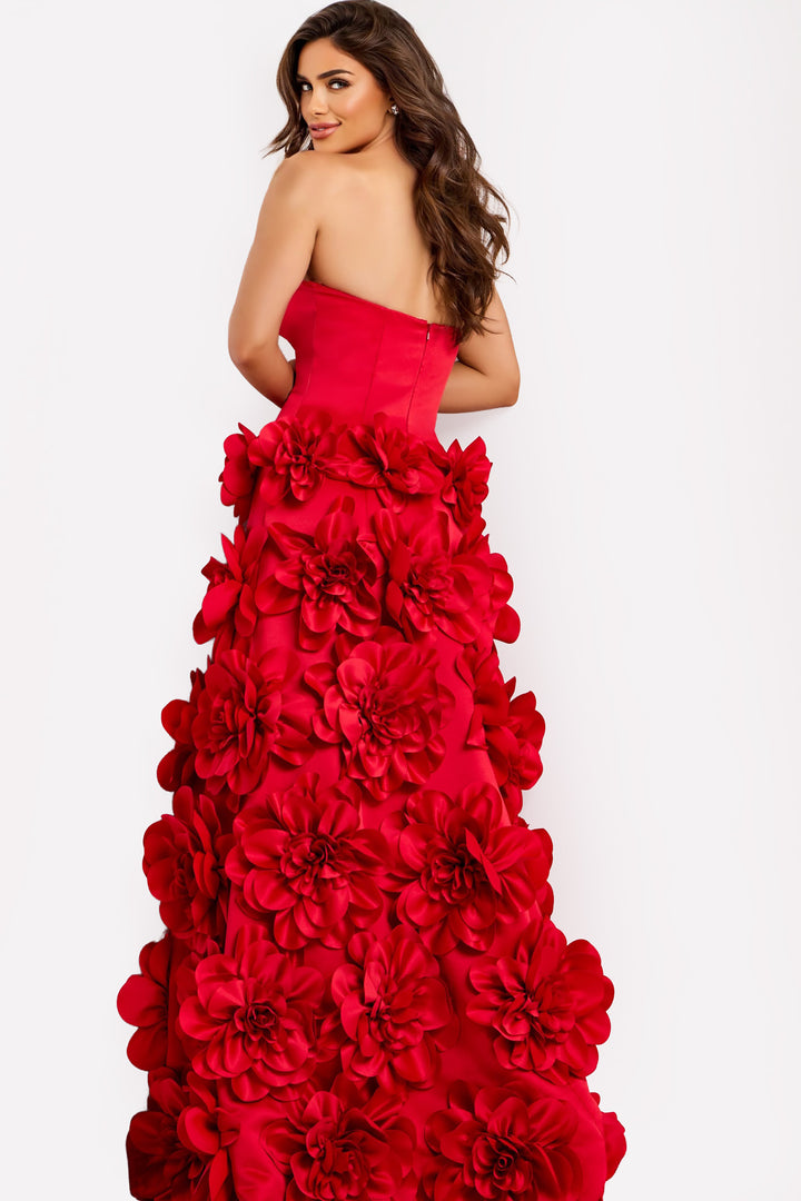 Jovani 45661 Strapless Sweetheart Neckline Evening Gown