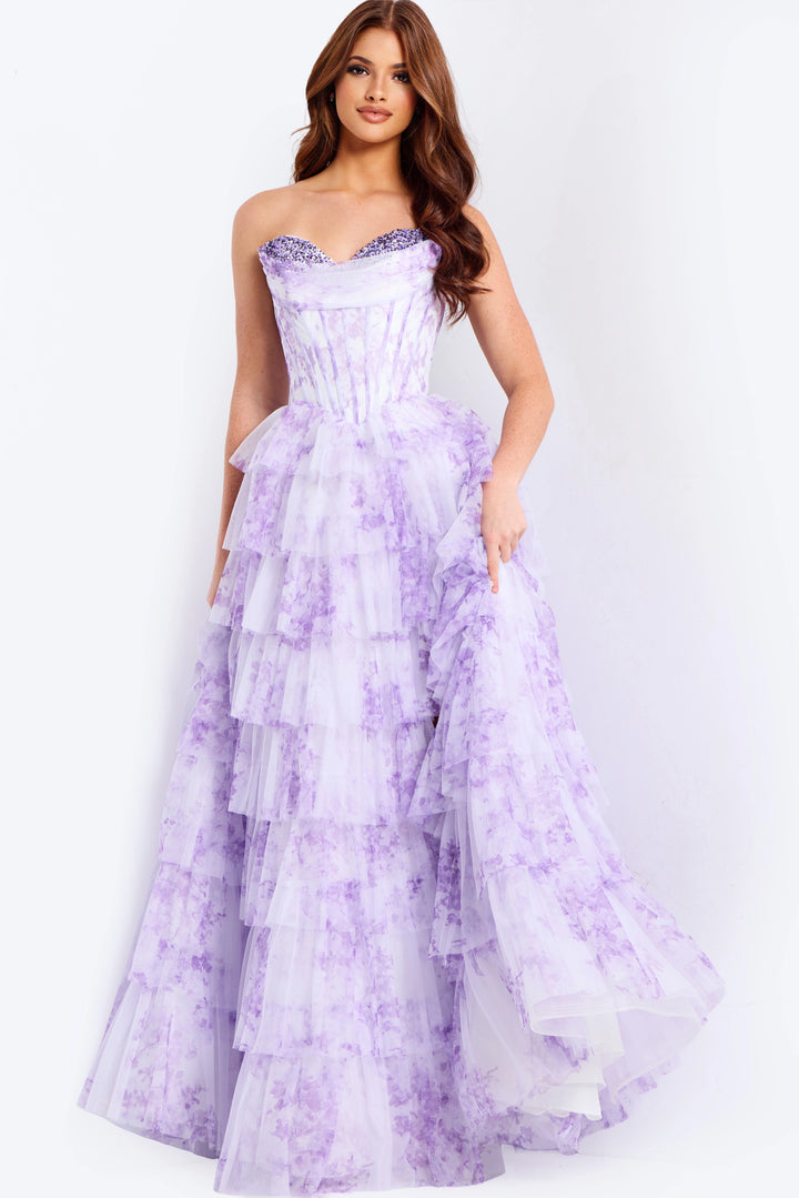 Jovani 47440 Strapless Sweetheart Neckline Evening Gown